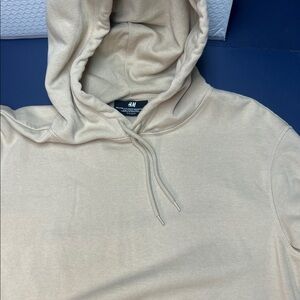 H&M Men's Beige Hoodie